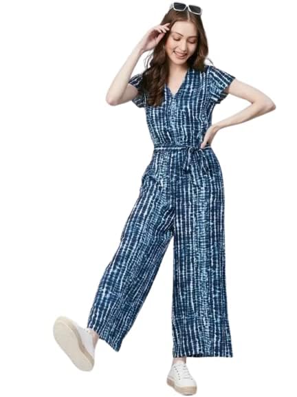 FCV Rayon Printed Jumpsuit...
