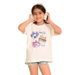 Nusyl Girl's White Cute...