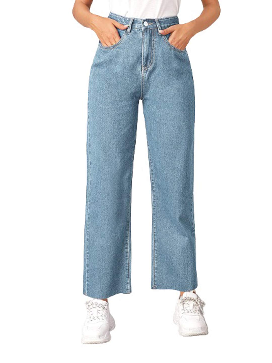 KOTTY Womens Solid High...