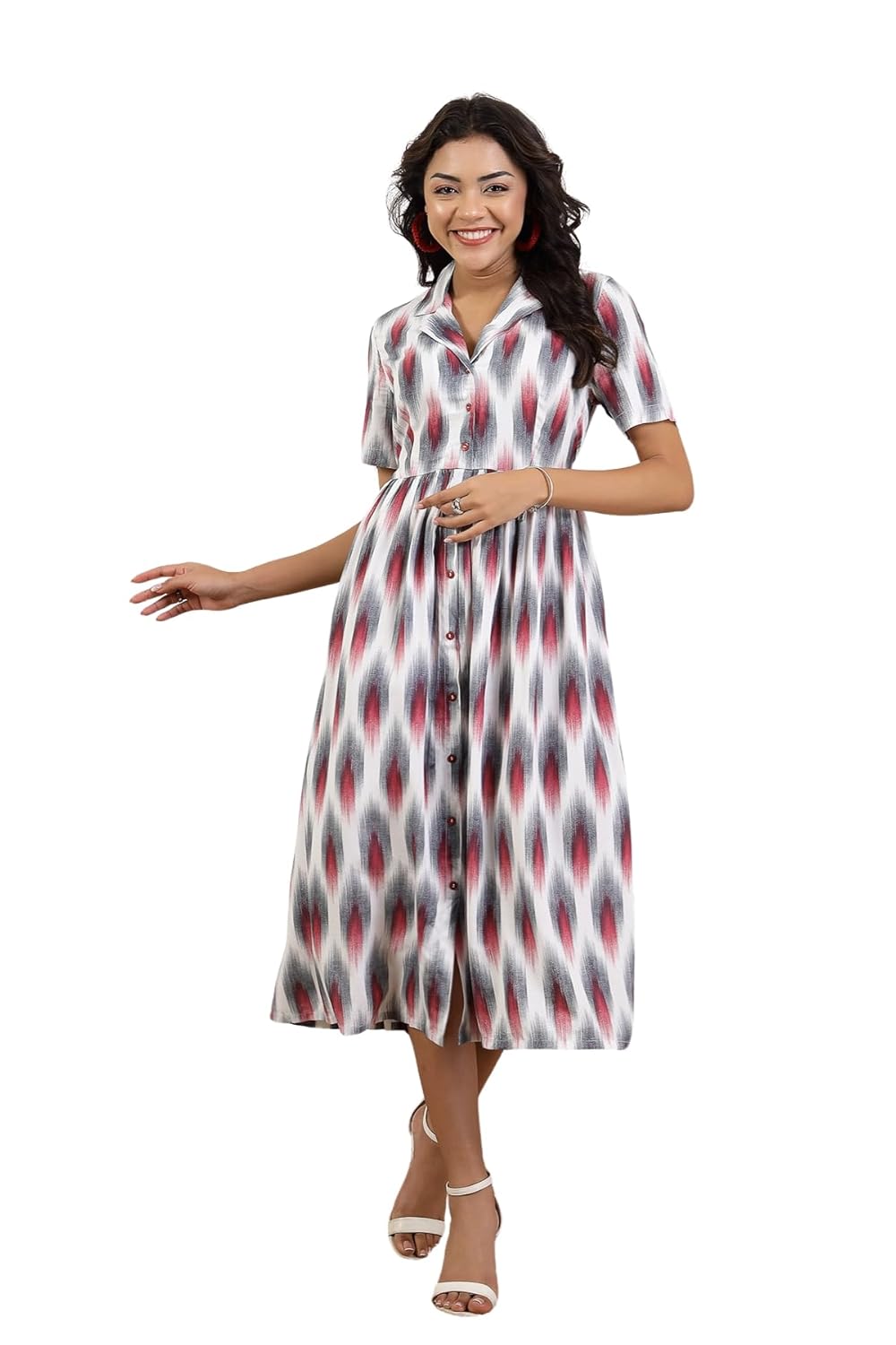 ZELENA Maternity Dress for...