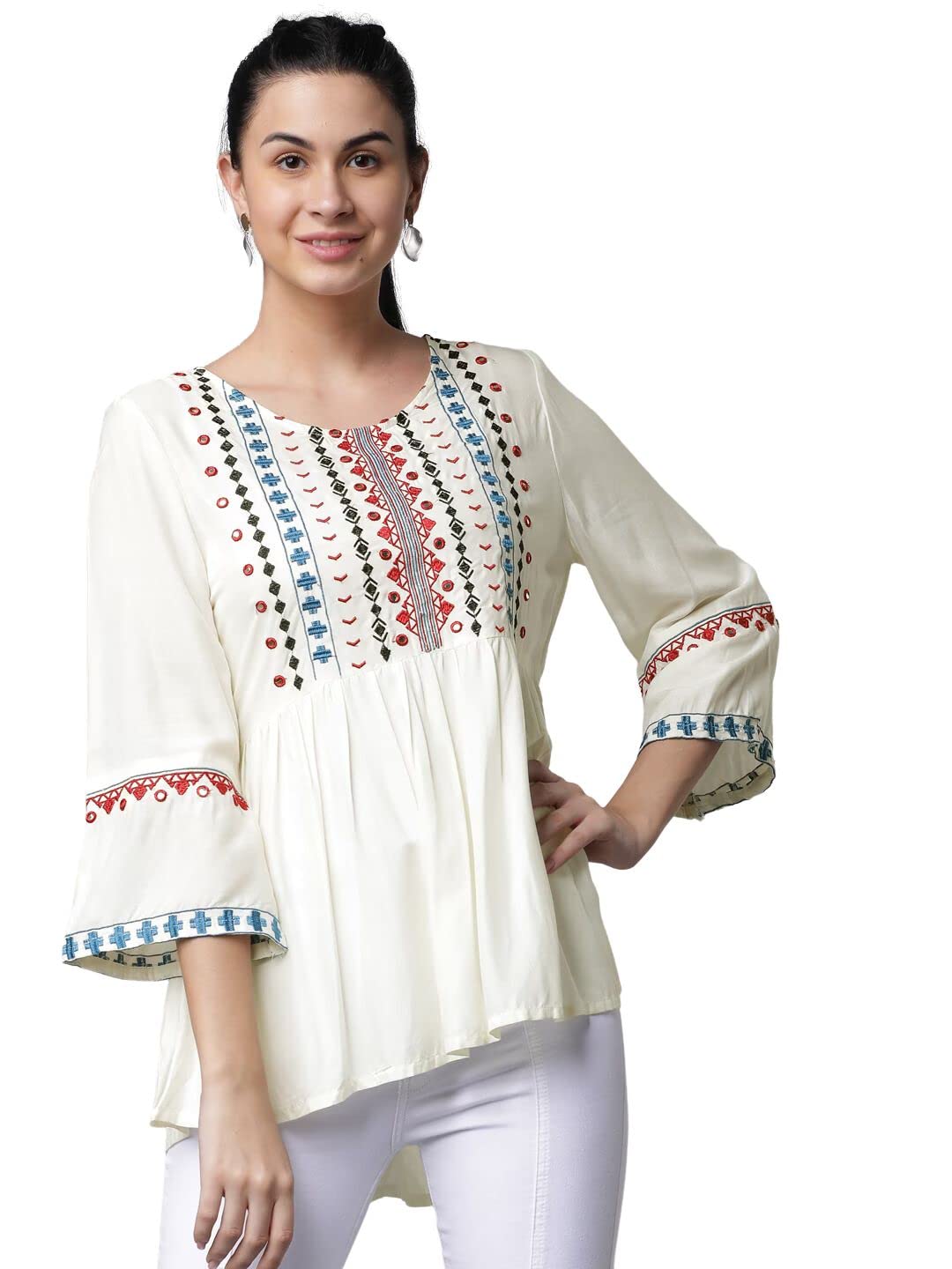 rytras Women's Rayon Solid...