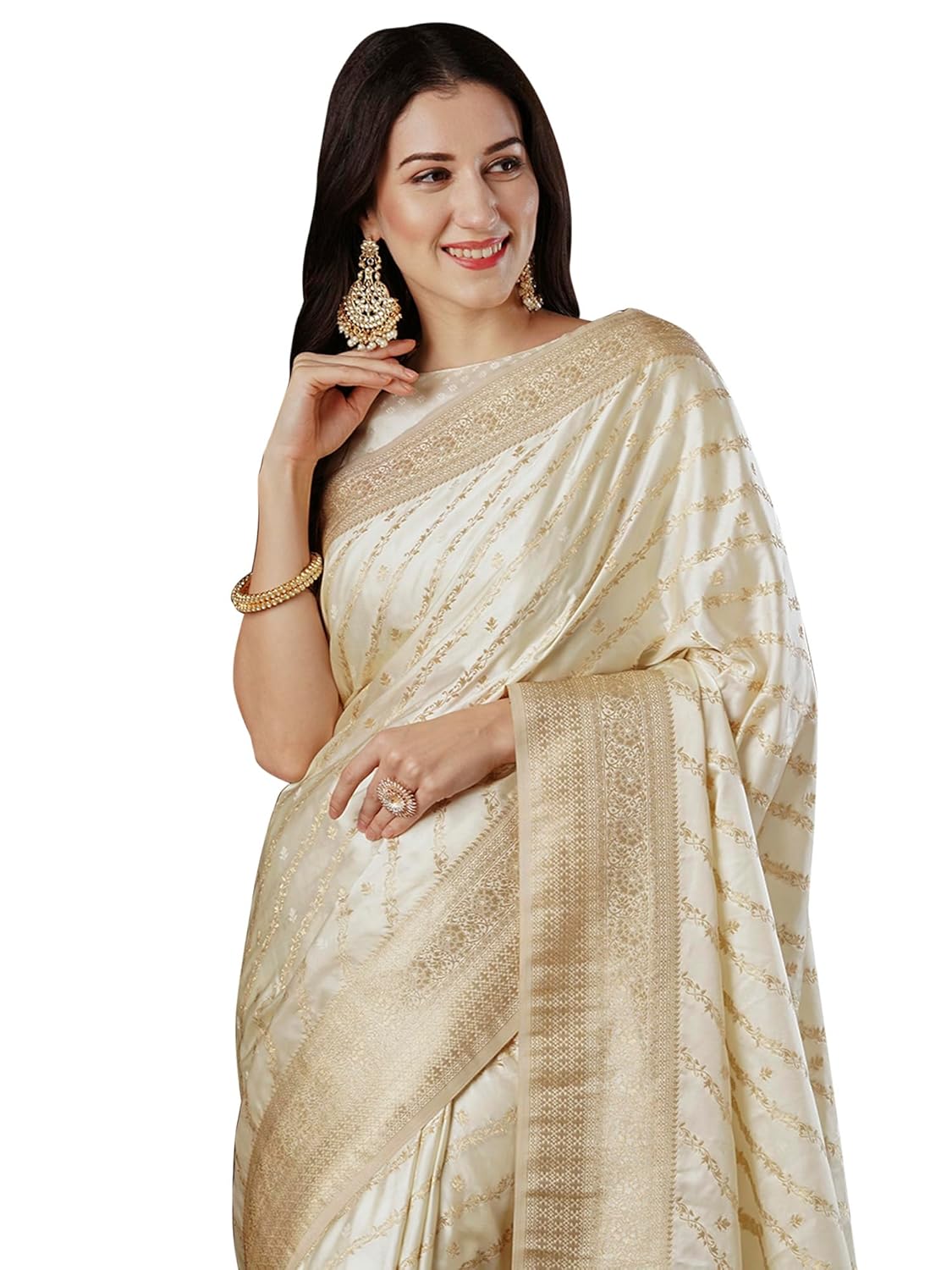 AKHILAM Women's Satin Silk...