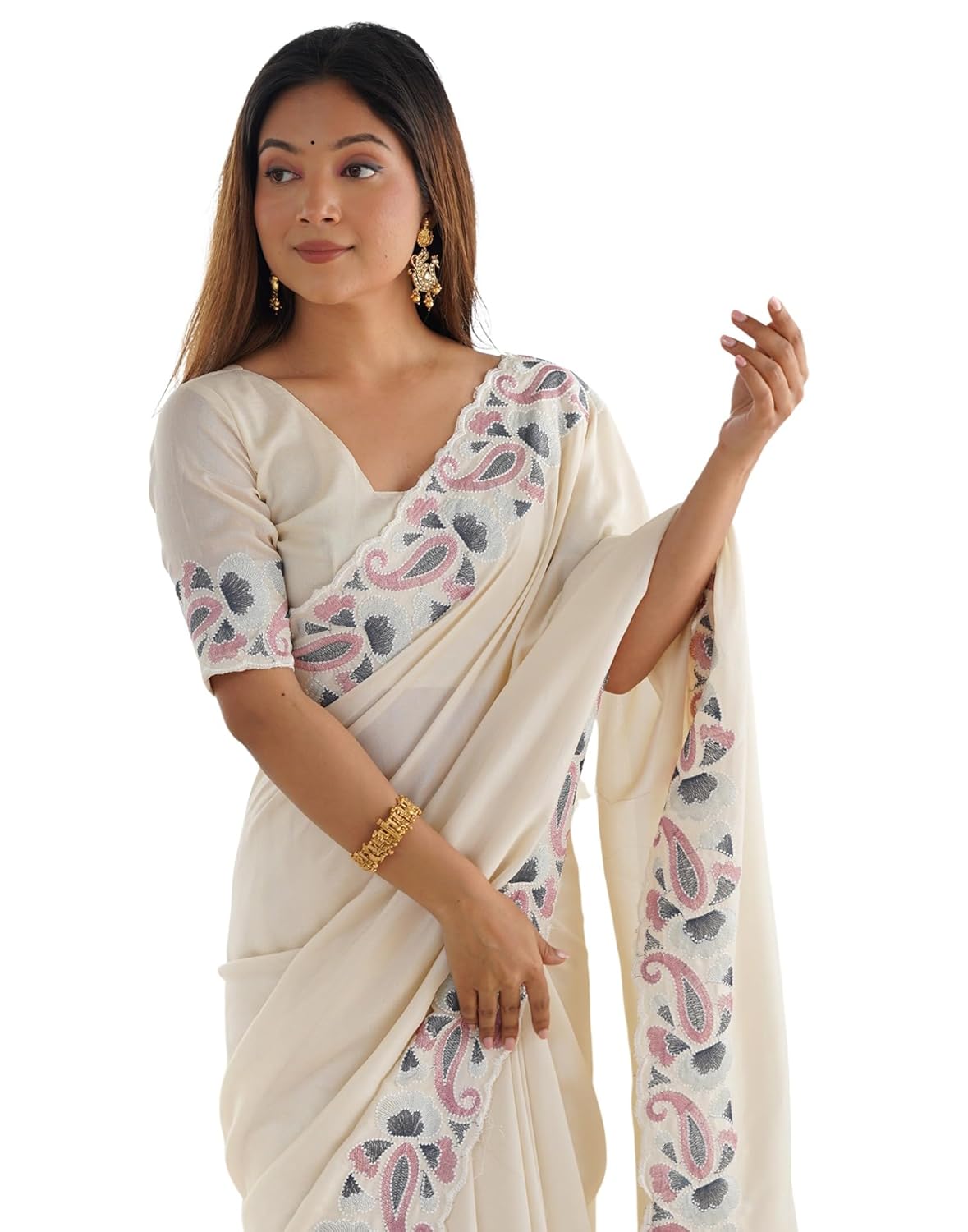 SIRIL Women's Silk Blend...