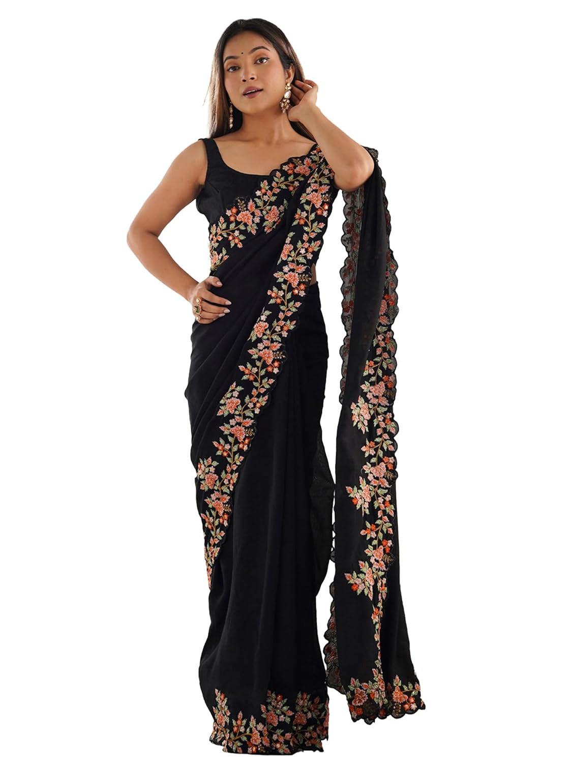 AKHILAM Women's Vichitra...