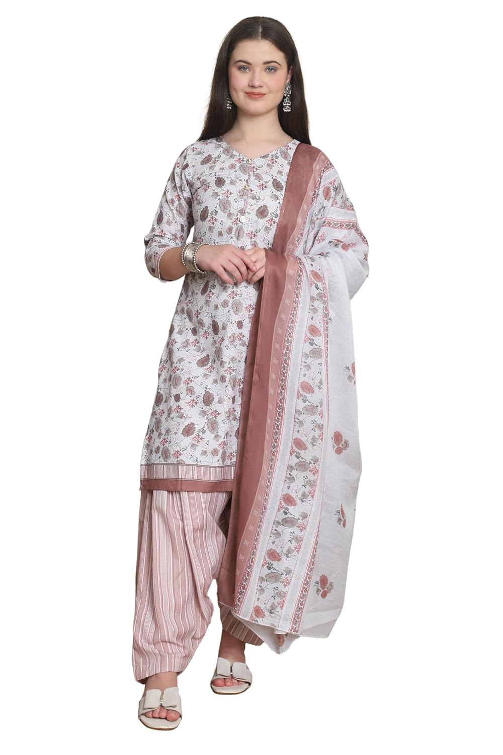 Rajnandini White Cotton...
