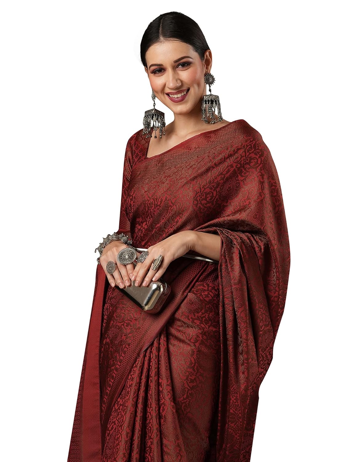 AKHILAM Women's Woven...