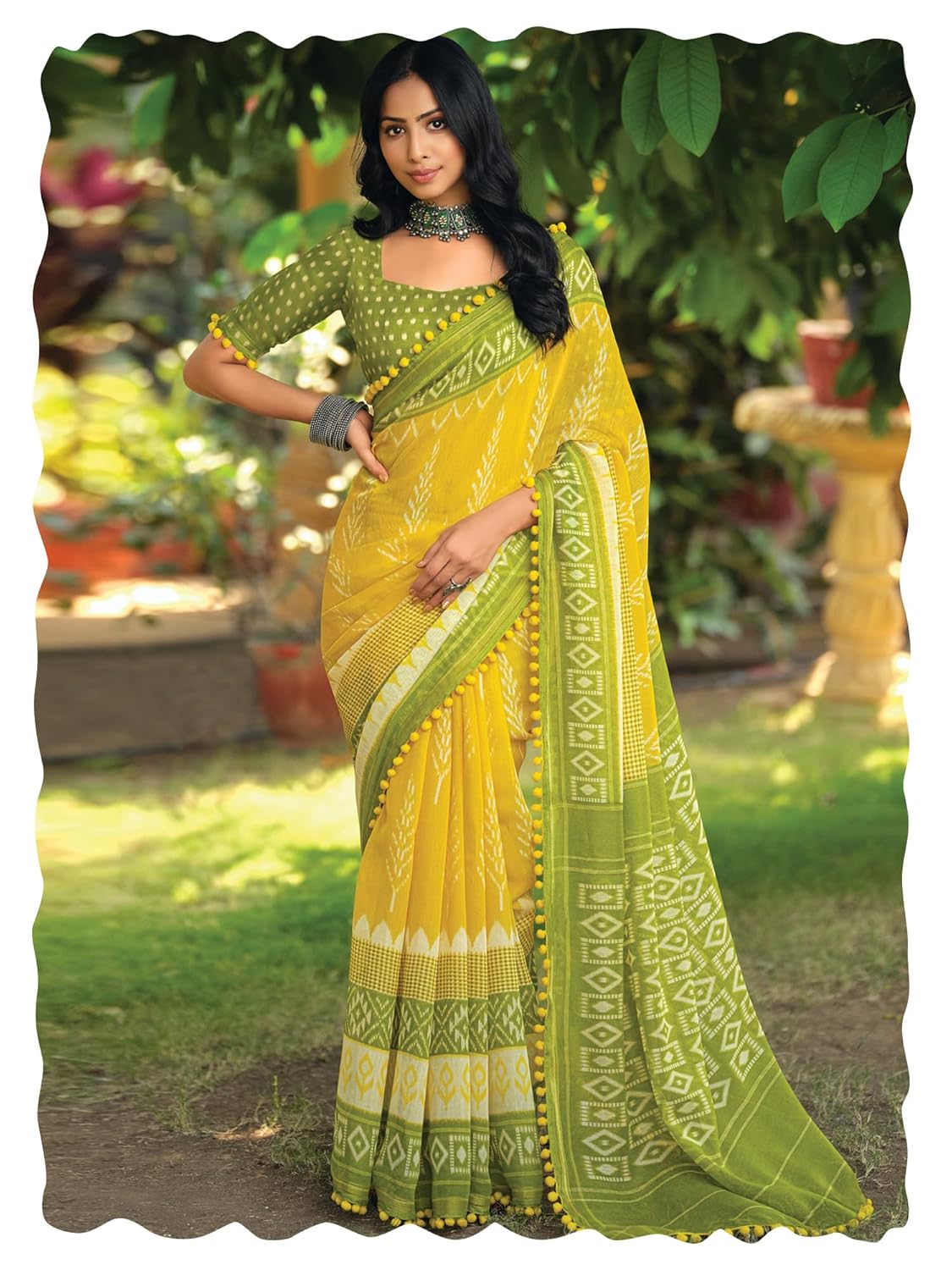 SAREE MALL Women's Blue...