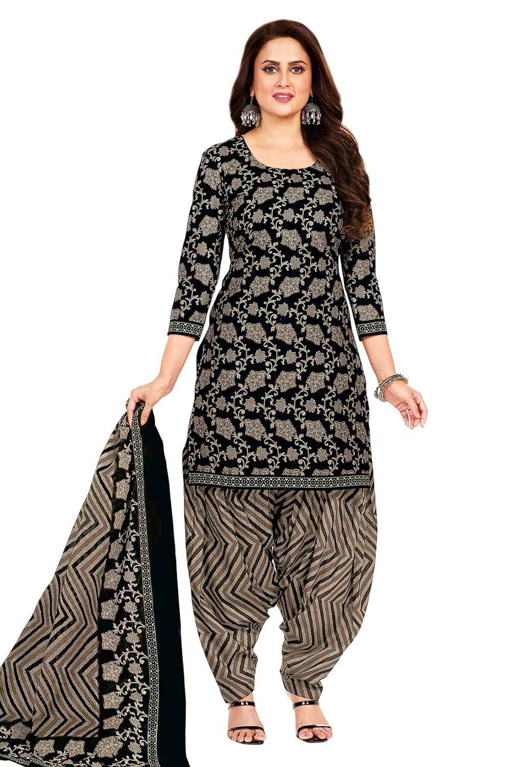Miraan Cotton Printed...