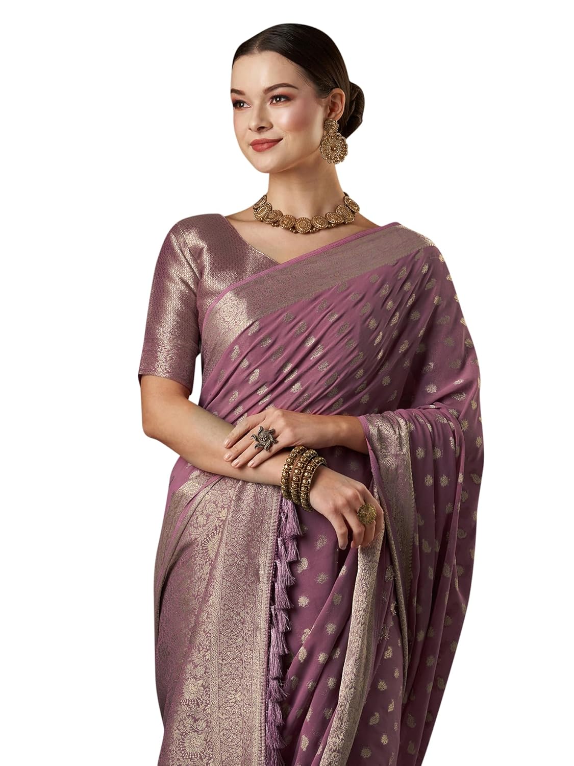 AKHILAM Women's Georgette...