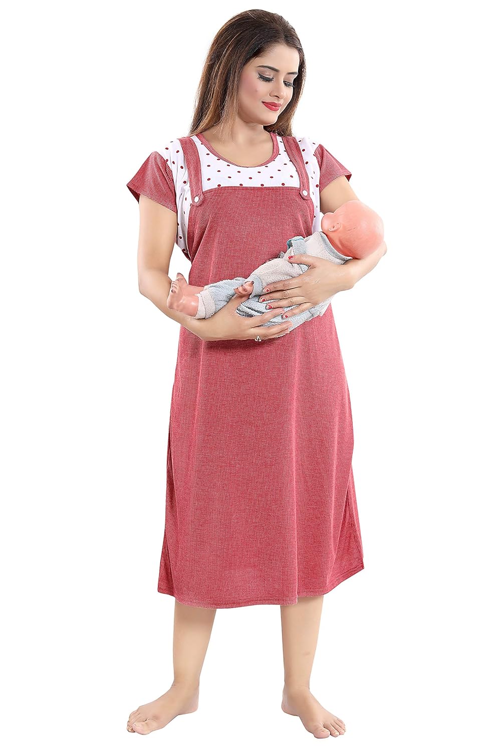 Fabme Women's Polyester...