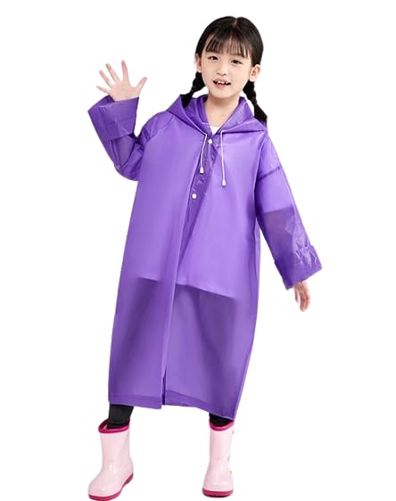 Dressify Unisex Full Sleeves Hooded RainCoat, Rainwear, Rainfighter