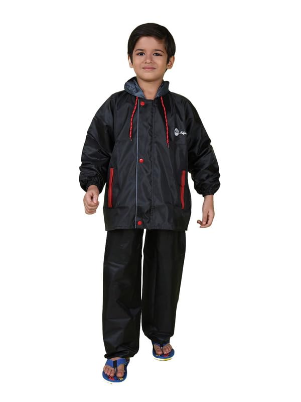 MI Kidz Heavy use Raincoat and Pant Set for Boys Kids