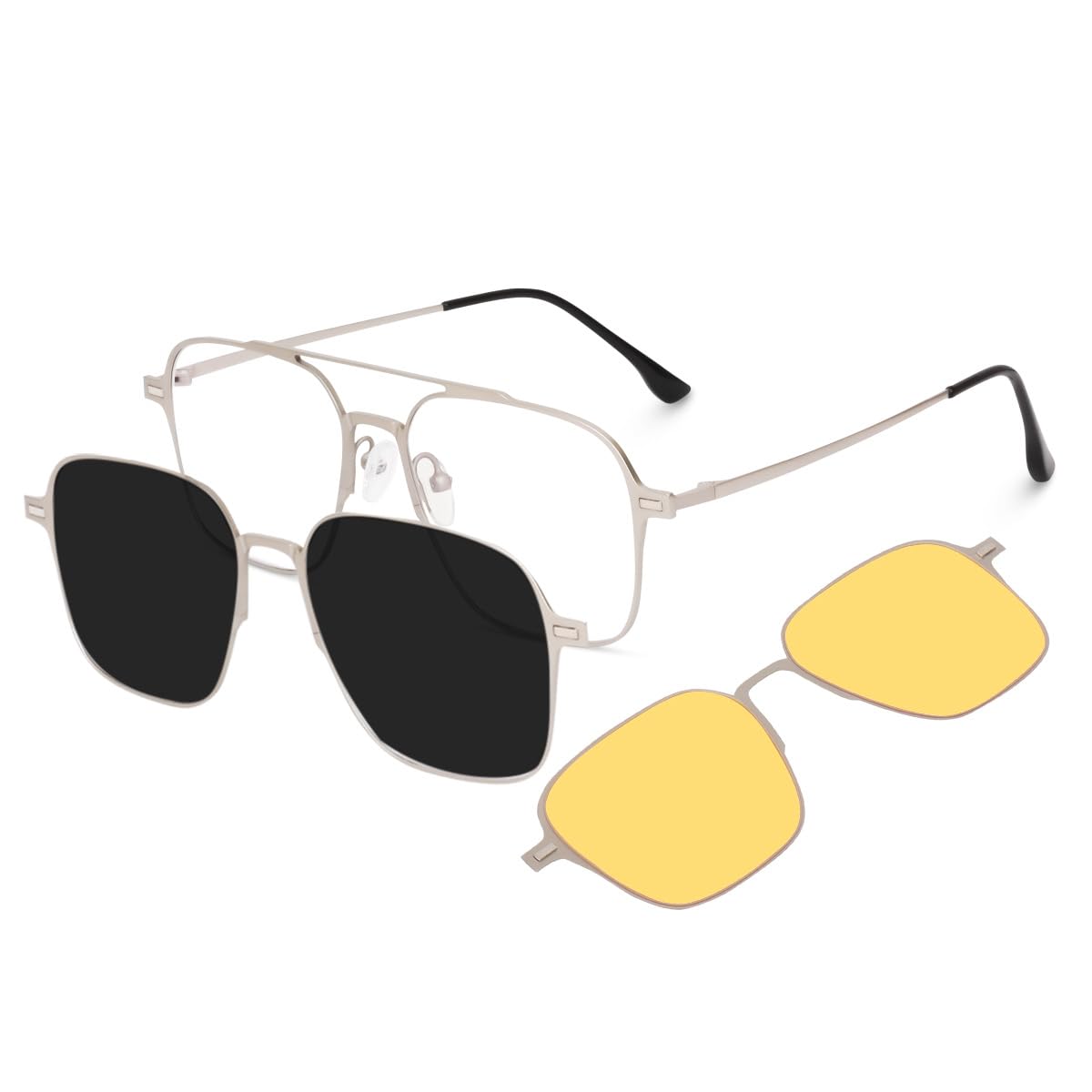 Poshh Eyewear 3in1 Clip on...
