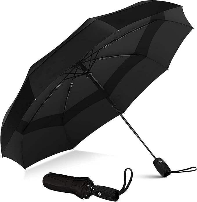 Perpetual Auto Open Close Umbrella for Rain, Windproof UV Protected Umbrella Multicolor