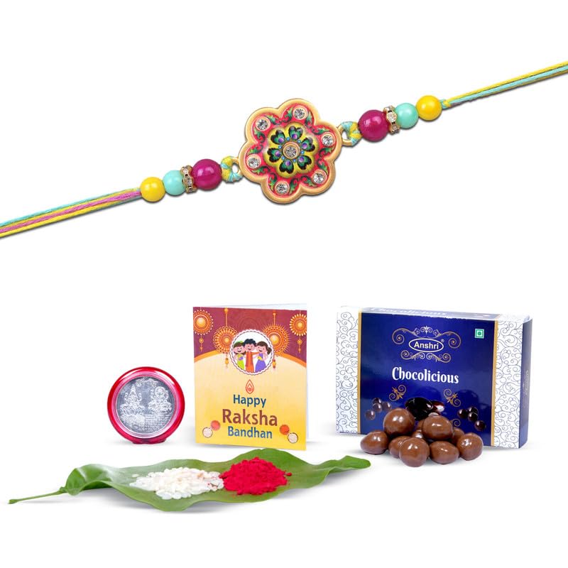 Anshri Rakhi Combo Set of...
