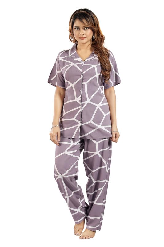 Women's Rayon Pajama Set -...