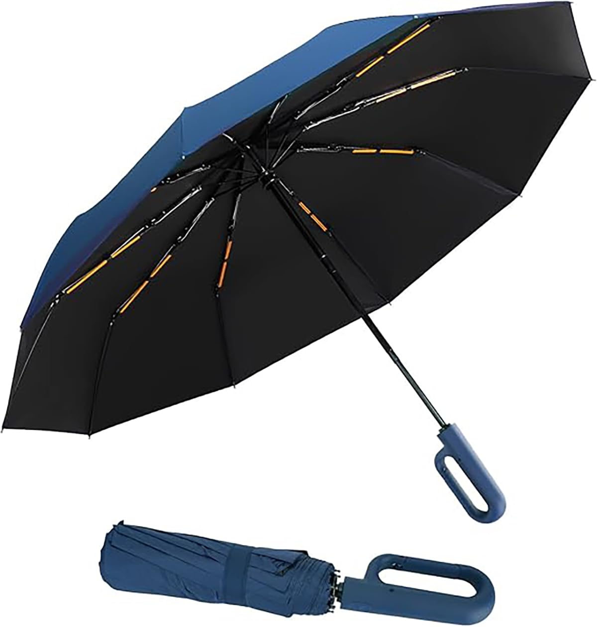ESPERO Umbrella, Umbrella For Rain Big Size, Automatic Open Windproof & UV Protection Anti-Slip Handle Lightweight 95% UV Block for Men, Women for Rain & Sun Coverage