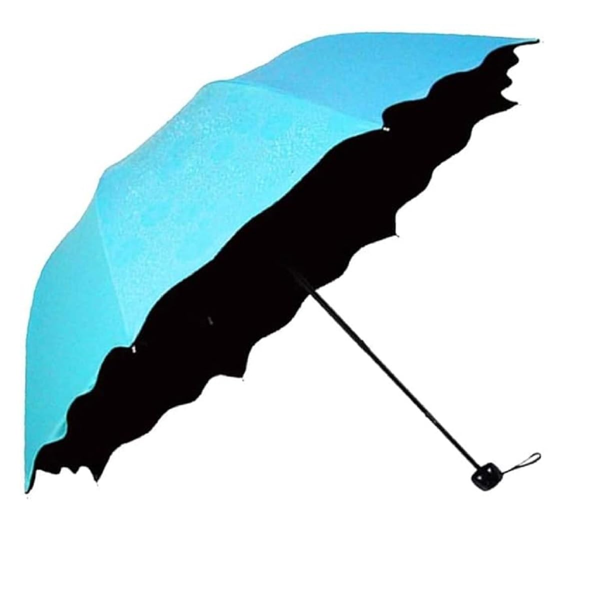 Gopinath Autolink 3 Fold Magic Umbella Anti UV Protection, Beautiful Creative Magical of Blooming Flowers Design Multi Style Umbrella for Man and Women