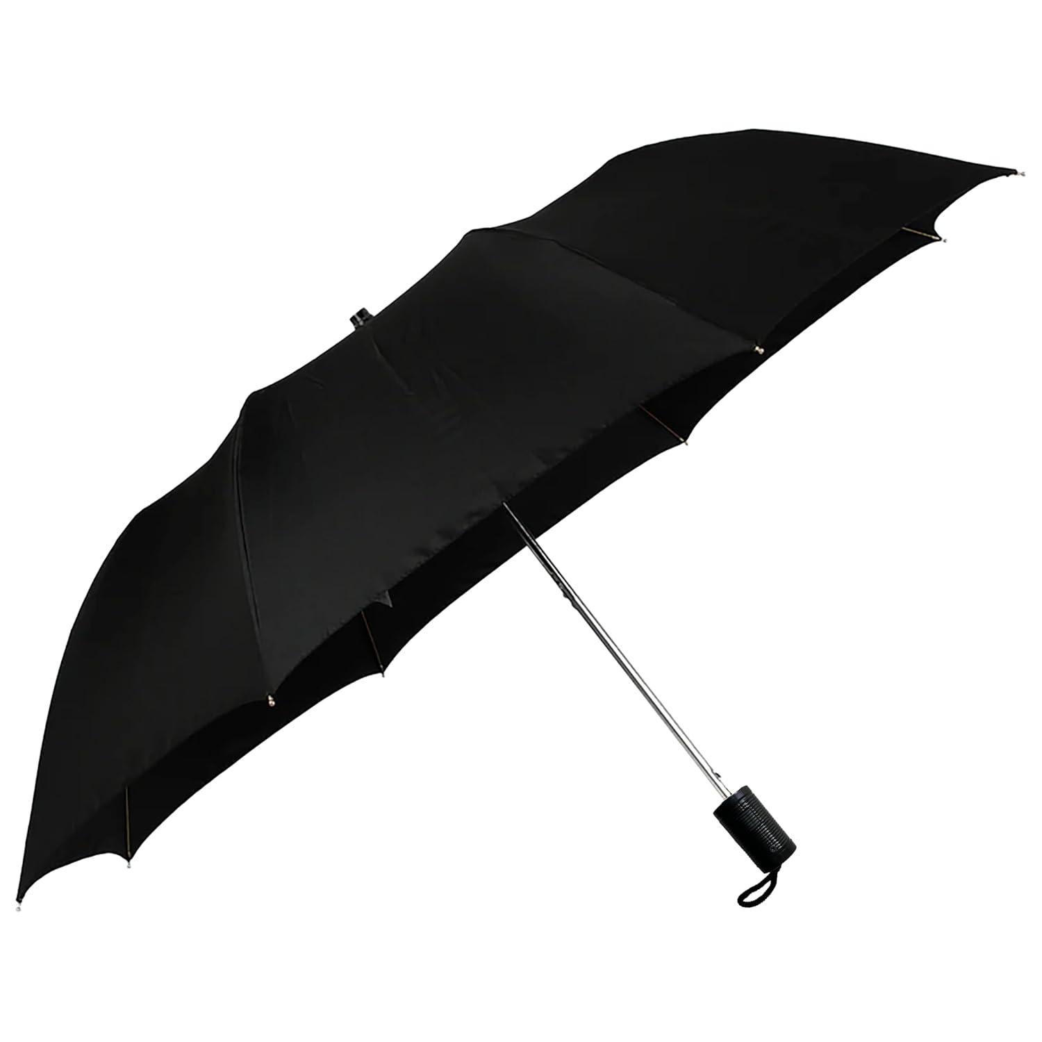 The Purple Tree 2-Fold Automatic Cute Cat Umbrella , Compact Folding Travel Umbrella with Adorable Black & White Kitty Print, Automatic Open/Close, UV safe , Lightweight & Windproof Umbrellas for Women, Girls, Cat Lovers