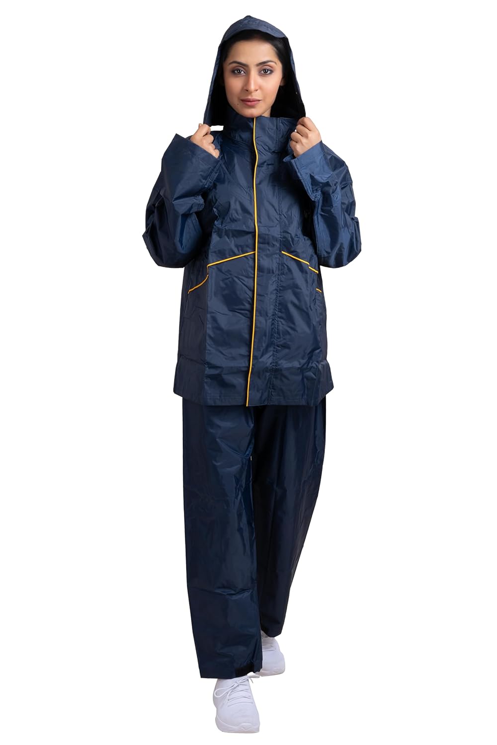 Wet Off Hood First Rain Women's Waterproof Rain Coat Premium Features