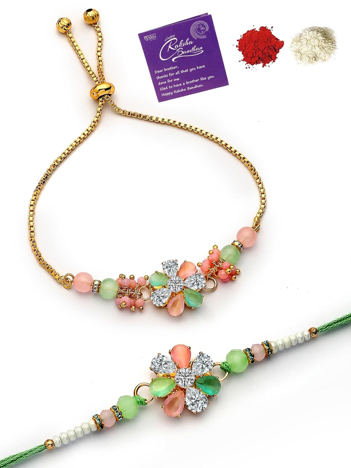 Sukkhi Rakhi Floral Design...