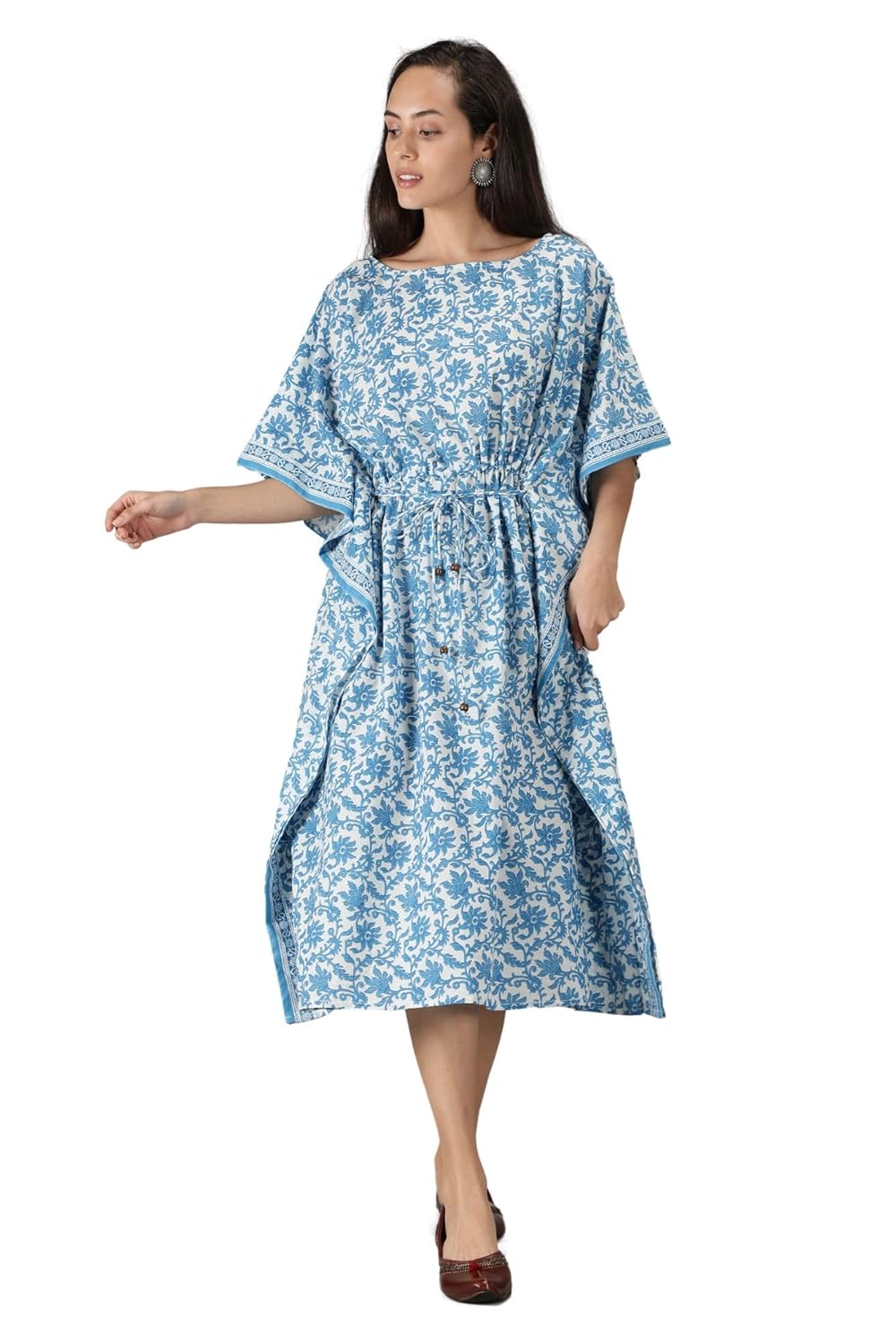 NIHSAMAH Cotton Kaftan...