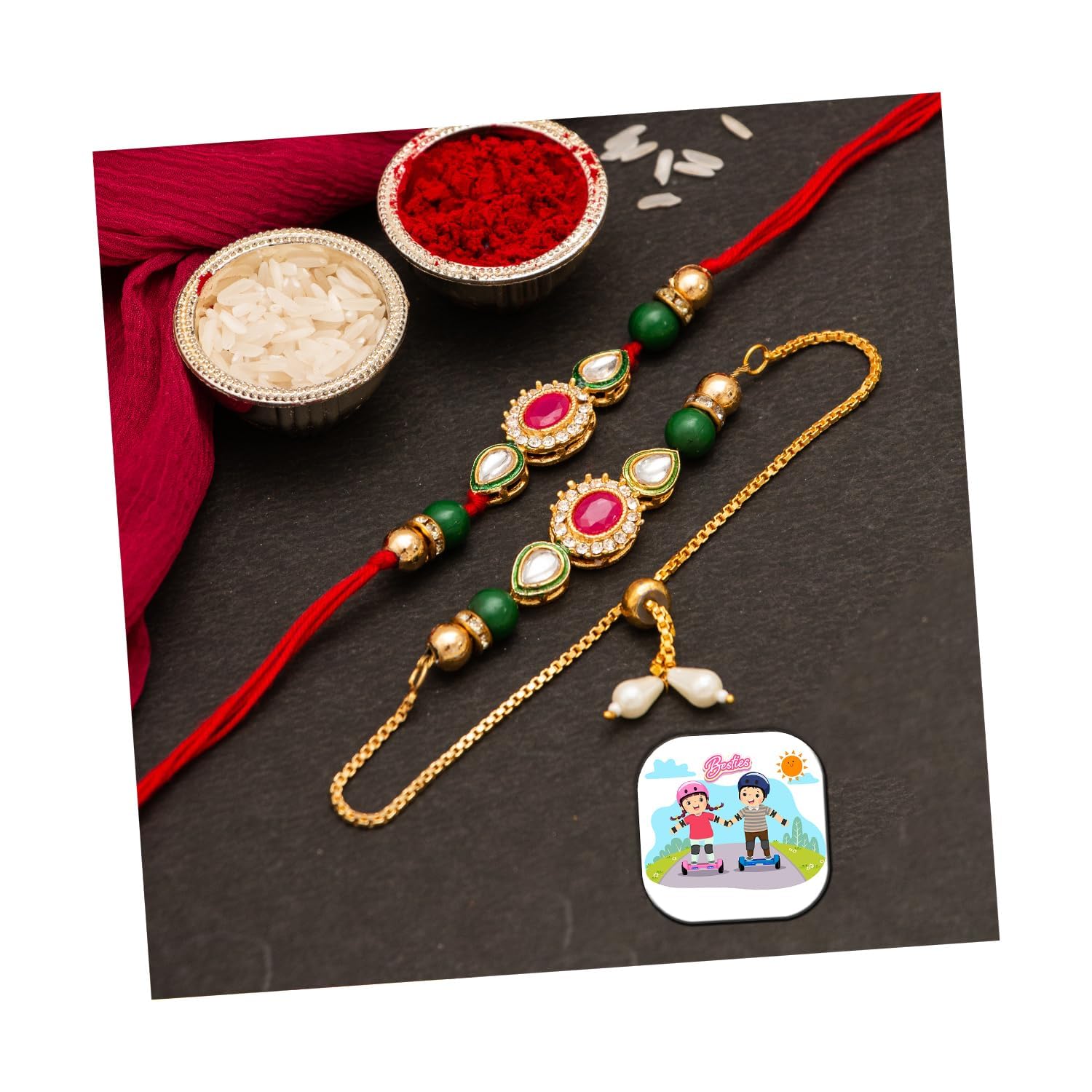 CraftVatika Rakhi Set for...