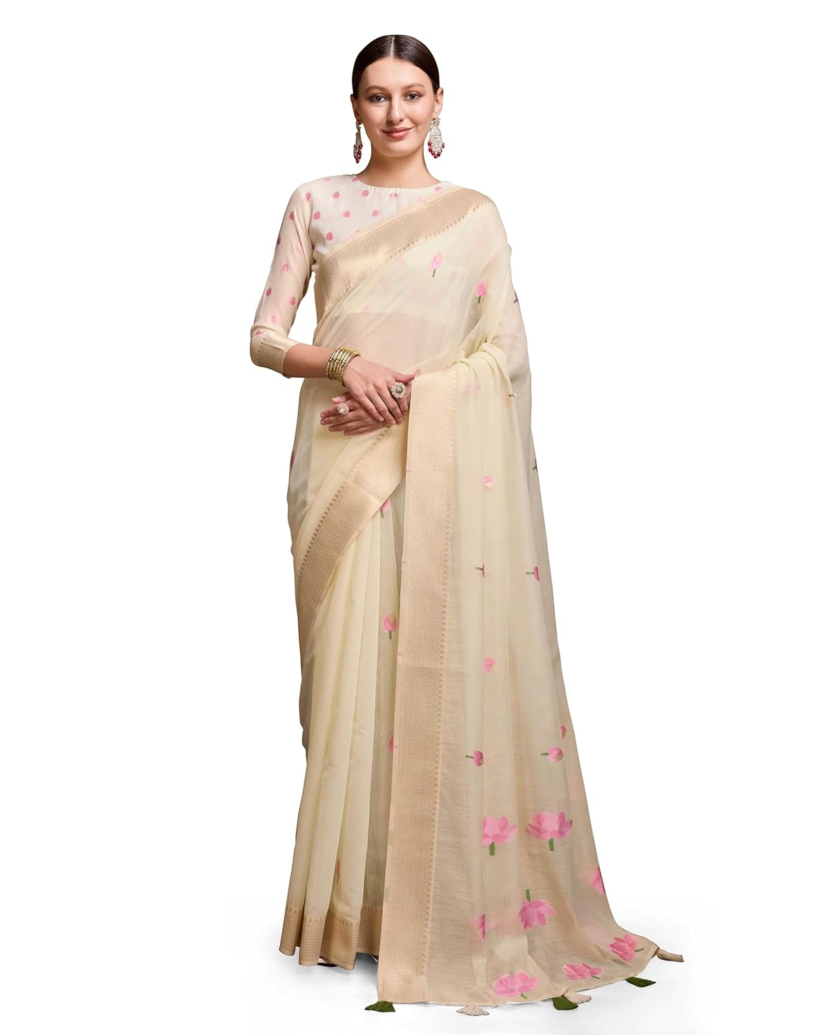 SWORNOF Womens Linen Silk...