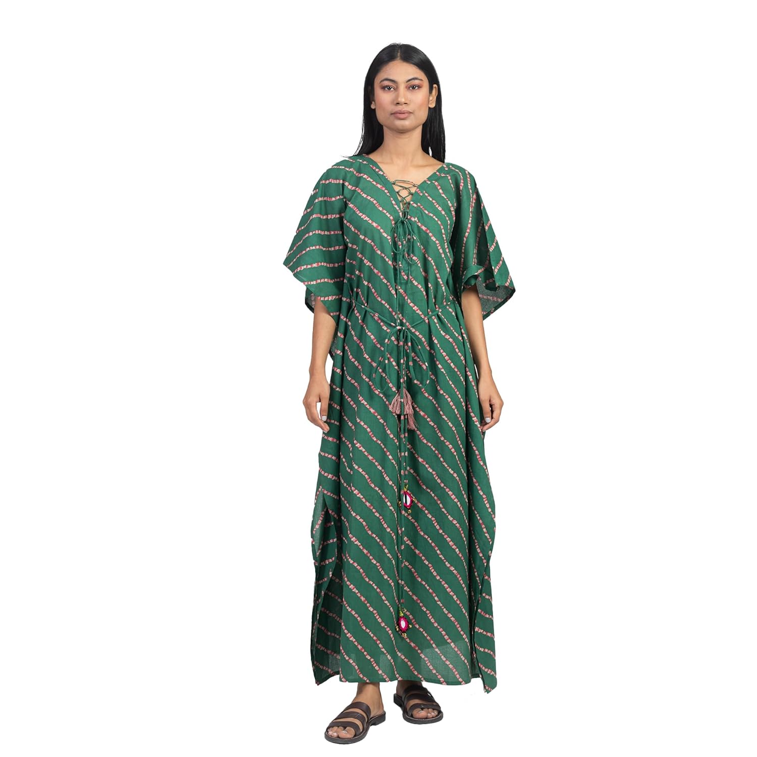 NIHSAMAH Cotton Kaftan for...