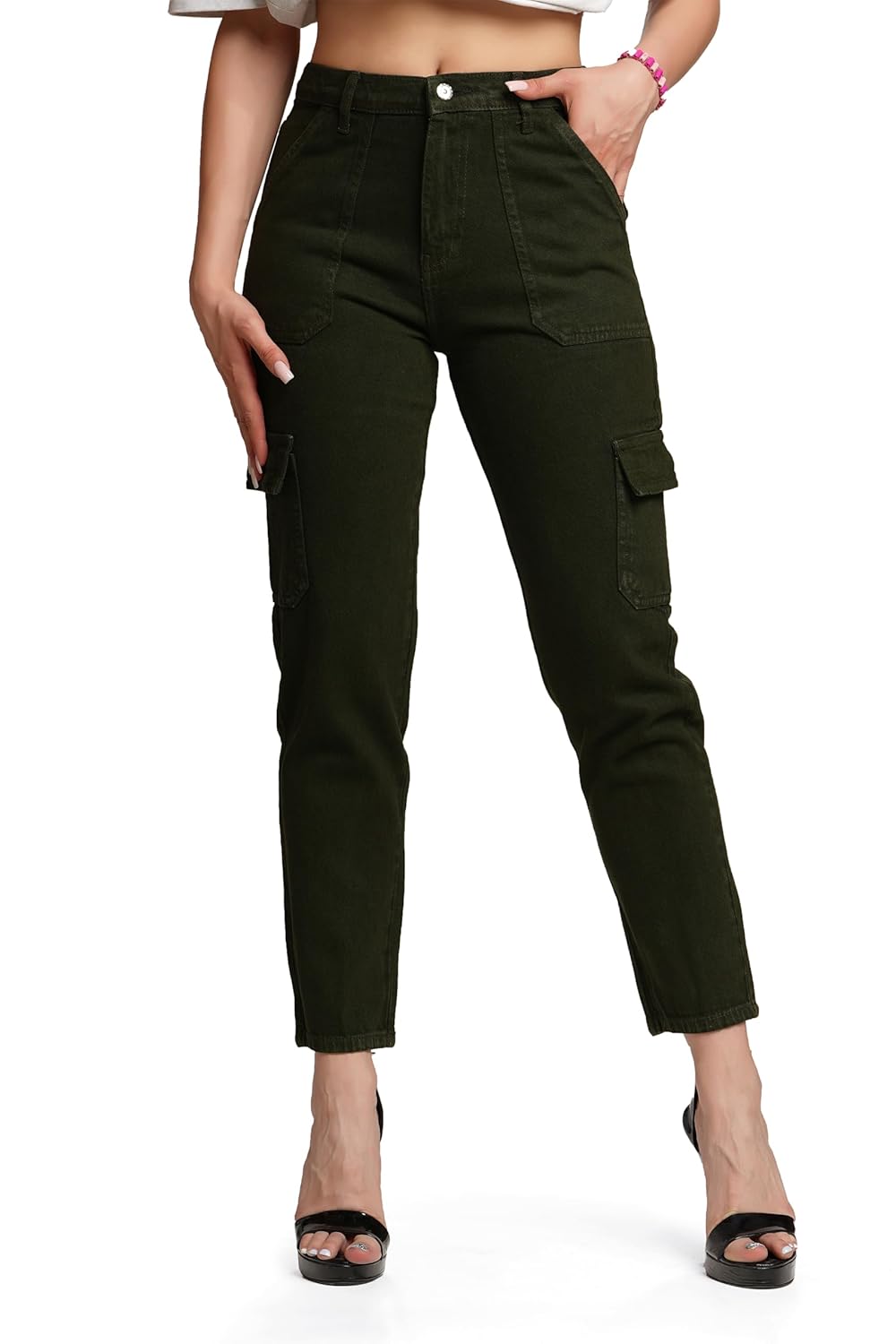 MeQueen Women's Dark Olive...