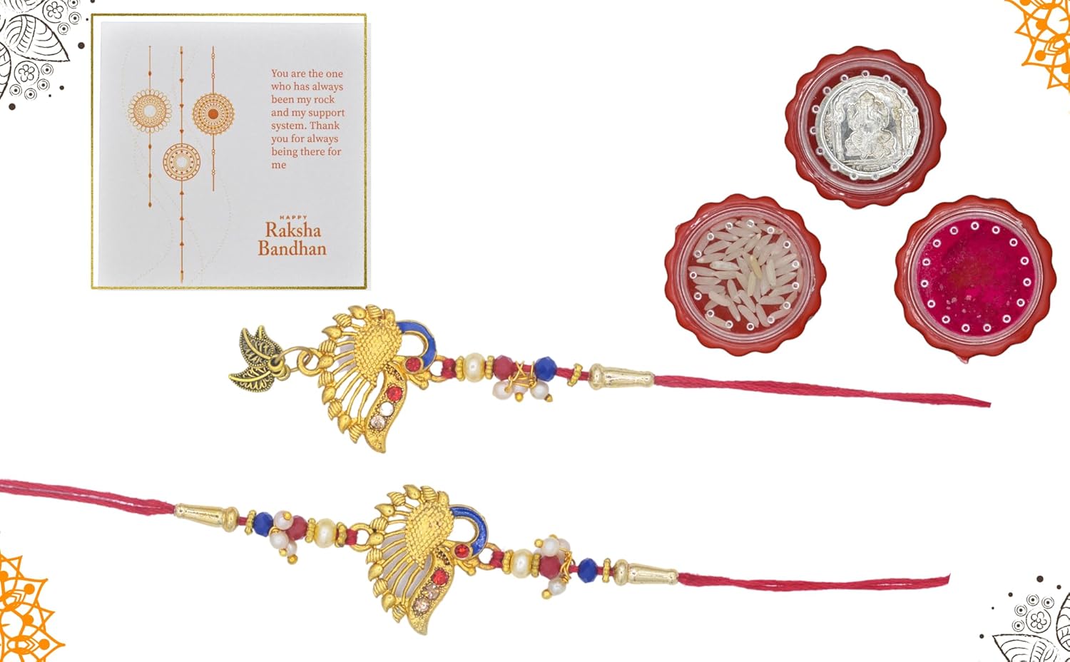 Gold Art India Rakhi Gift...