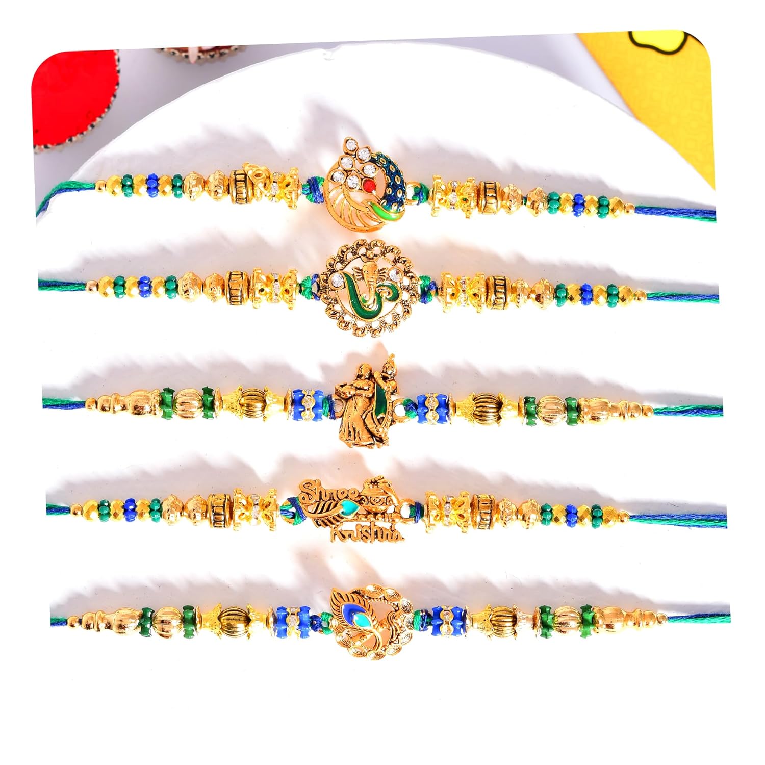 CraftVatika Rakhi Set of 5...