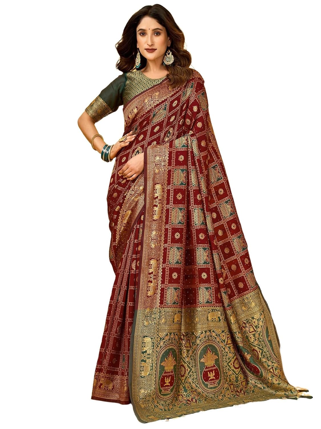 Satrani Women's Banarasi...