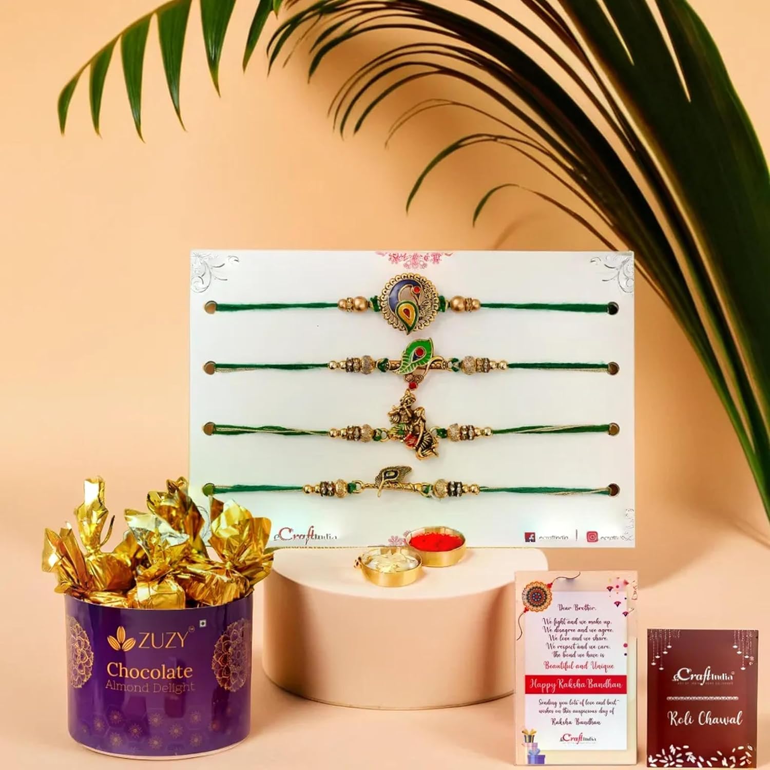 eCraftIndia Set Of 4 Radha...